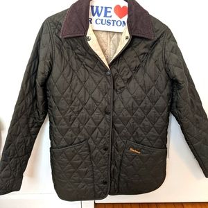 Size 4 Barbour jacket in hunter green